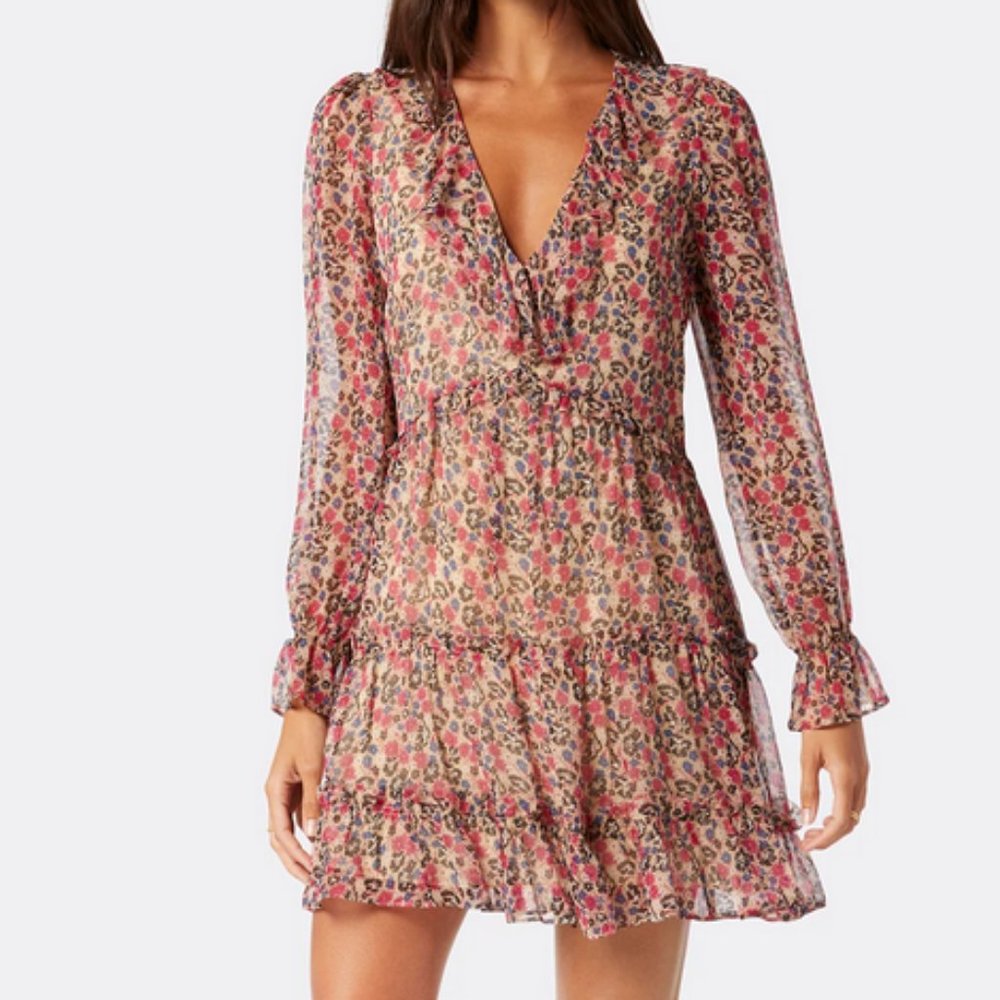 Joie Adanson Mini Silk Dress Size 2  NWT
